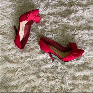 Red heels. Size 6